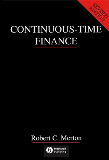 Continuous-Time Finance, Paperback / softback Book