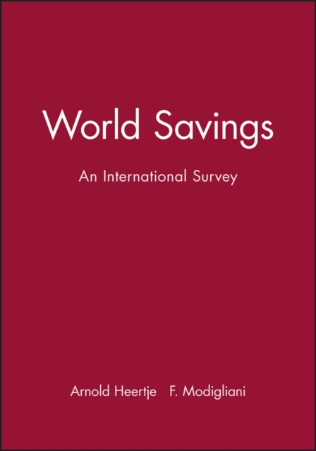 World Savings : An International Survey, Hardback Book