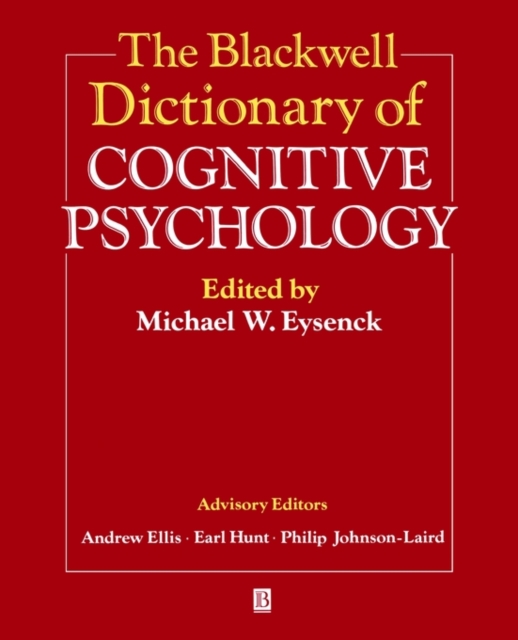 The Blackwell Dictionary of Cognitive Psychology, Paperback / softback Book