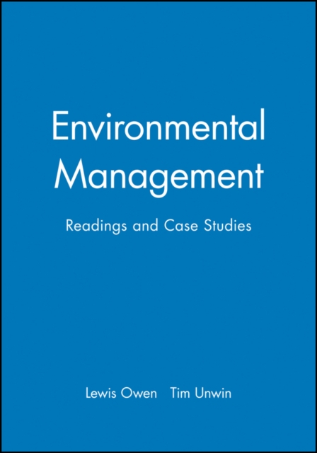 Environmental Management : Readings and Case Studies, Paperback / softback Book