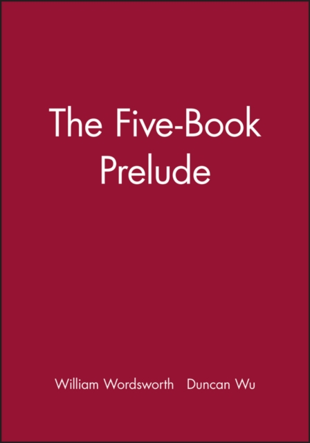 The Five-Book Prelude, Hardback Book