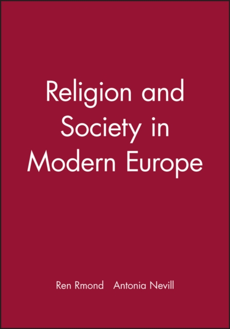 Religion and Society in Modern Europe, Hardback Book