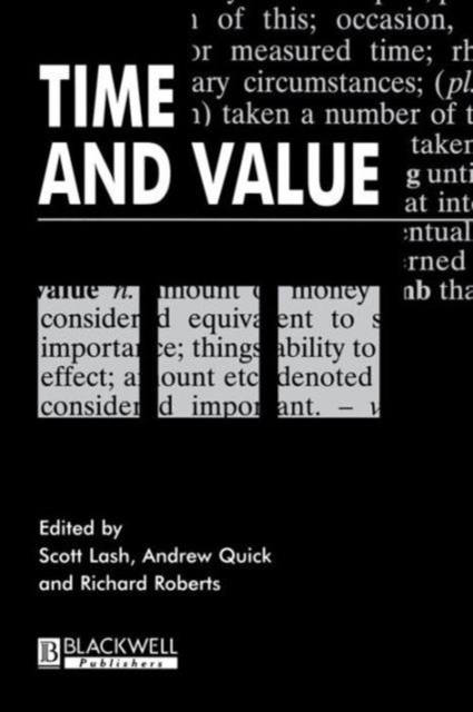 Time and Value, Paperback / softback Book