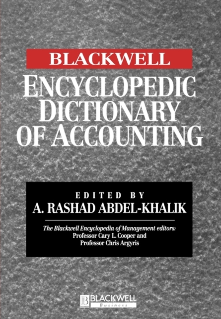 The Blackwell Encyclopedic Dictionary of Accounting, Paperback / softback Book