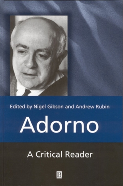 Adorno : A Critical Reader, Hardback Book