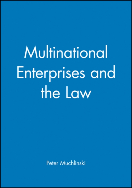 Multinational Enterprises and the Law, Paperback / softback Book
