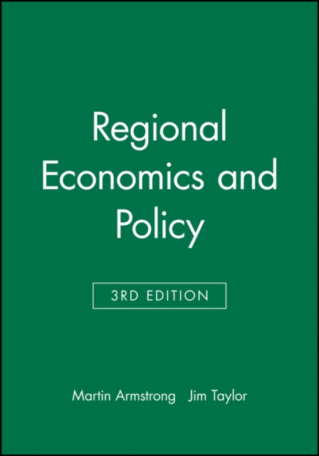 Regional Economics and Policy, Paperback / softback Book