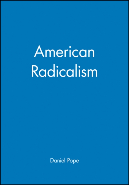 American Radicalism, Paperback / softback Book