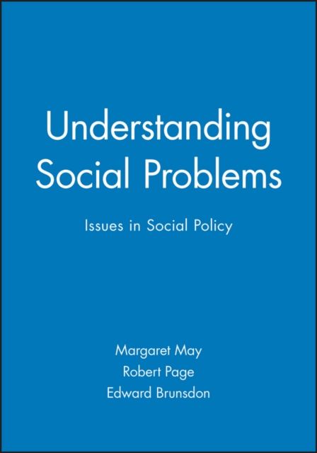 Understanding Social Problems : Issues in Social Policy, Paperback / softback Book