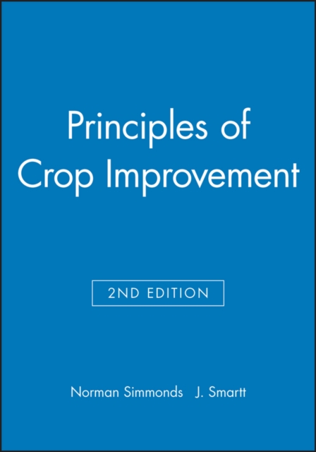 Principles of Crop Improvement, Hardback Book