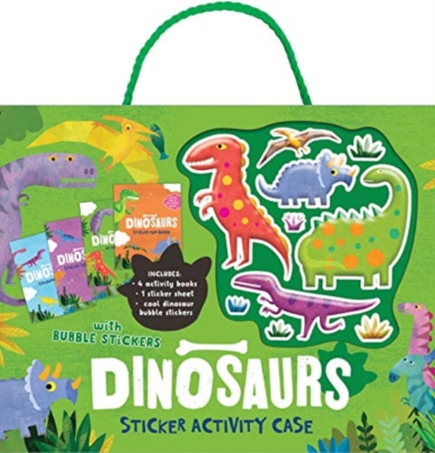 Dinosaur Activity Case with Bubble Stickers, Mixed media product Book