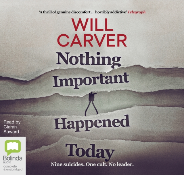 Nothing Important Happened Today, CD-Audio Book