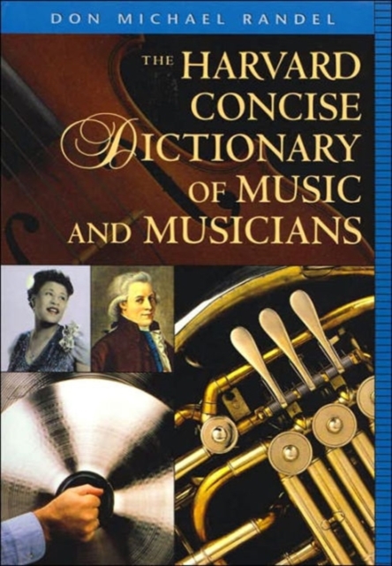 Harvard Con Dict Music 2003 Ed., Book Book