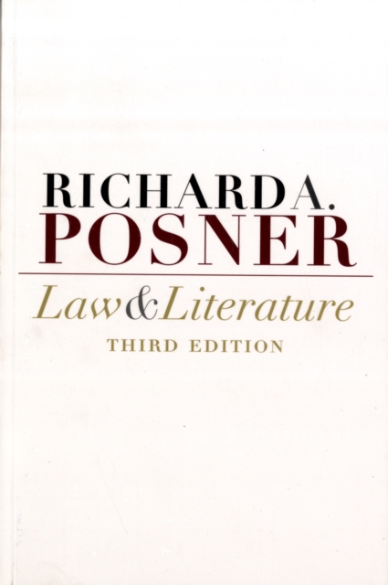Law and Literature : Third Edition, Paperback / softback Book