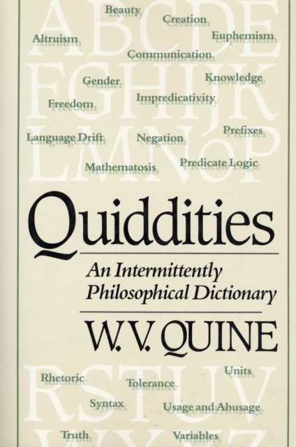 Quiddities : An Intermittently Philosophical Dictionary, PDF eBook