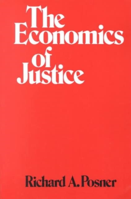 The Economics of Justice, Paperback / softback Book