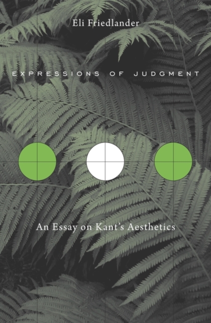 Expressions of Judgment : An Essay on Kant's Aesthetics, Hardback Book