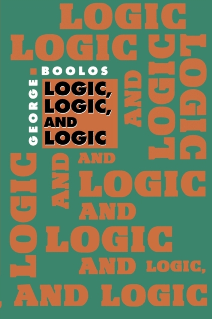 Logic, Logic, and Logic, Paperback / softback Book