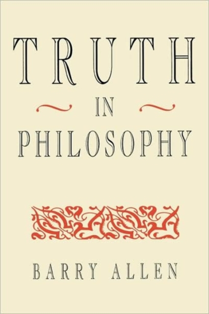 Truth in Philosophy, Paperback / softback Book