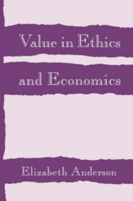 Value in Ethics and Economics, Paperback / softback Book