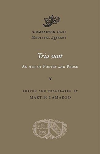 Tria sunt : An Art of Poetry and Prose, Hardback Book