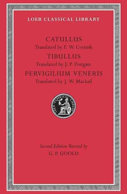 Catullus. Tibullus. Pervigilium Veneris, Hardback Book