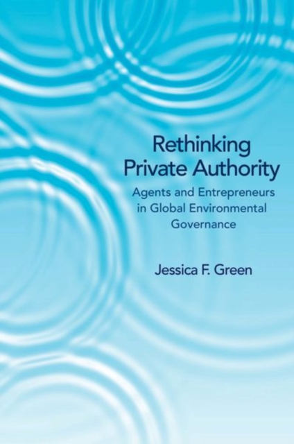 Rethinking Private Authority : Agents and Entrepreneurs in Global Environmental Governance, Hardback Book