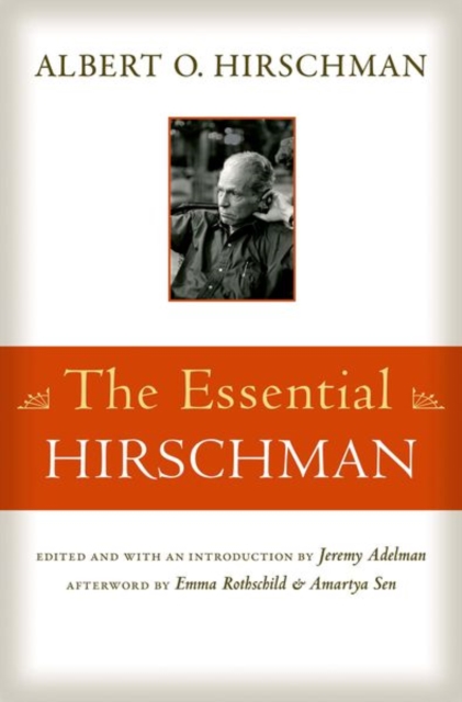The Essential Hirschman, Hardback Book