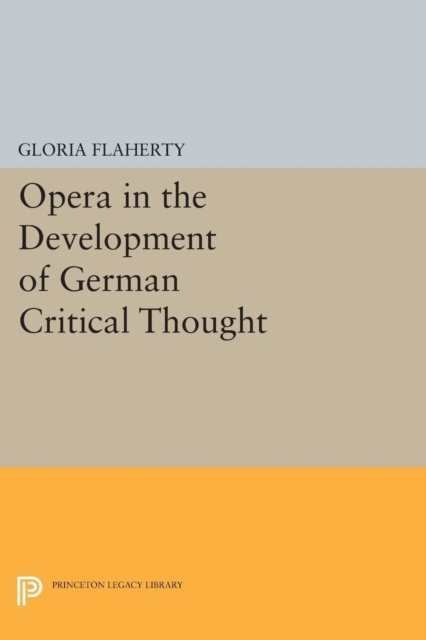 Opera in the Development of German Critical Thought, Paperback / softback Book