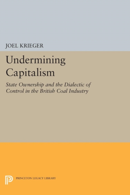 Undermining Capitalism : State Ownership and the Dialectic of Control in the British Coal Industry, Paperback / softback Book