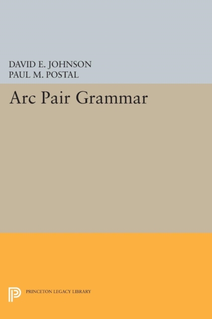 Arc Pair Grammar, Paperback / softback Book