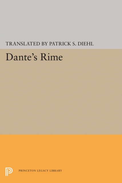 Dante's Rime, Hardback Book