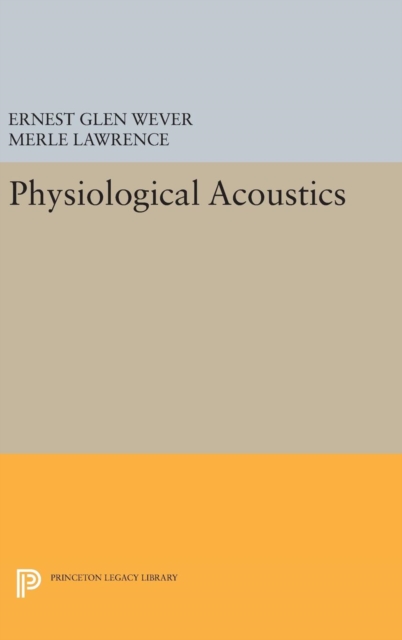 Physiological Acoustics, Hardback Book