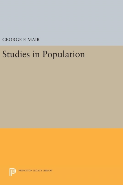Studies in Population, Hardback Book