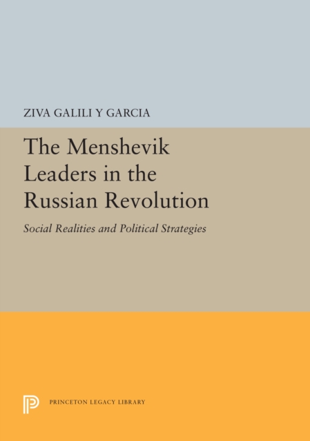 The Menshevik Leaders in the Russian Revolution : Social Realities and Political Strategies, Paperback / softback Book
