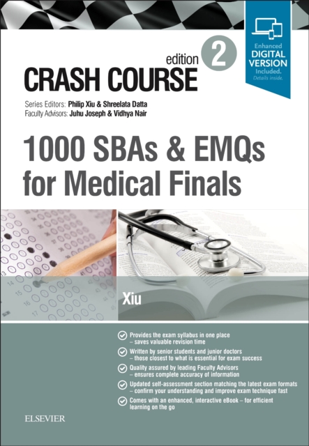 Crash Course 1000 SBAs and EMQs for Medical Finals, Paperback / softback Book