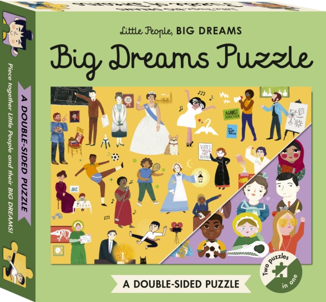 Little People, BIG DREAMS Puzzle : 100-Piece Double-Sided Puzzle, Jigsaw Book