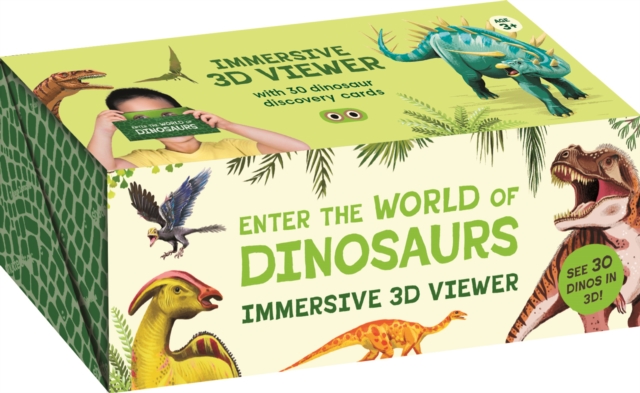 Enter the World of Dinosaurs : Immersive 3D Viewer, General merchandise Book