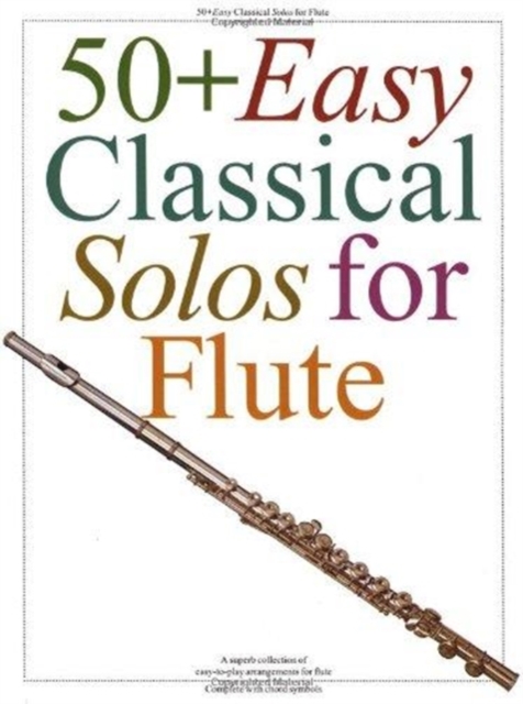 50+ Easy Classical Solos for Flute, Book Book