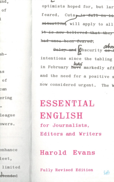 Essential English for Journalists, Editors and Writers, Paperback / softback Book