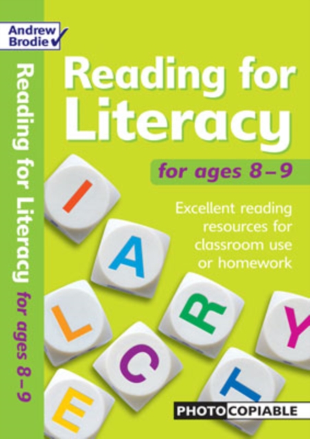 Reading for Literacy for Ages 8-9 : Excellent Reading Resource for Classroom Use or Homework, Paperback Book