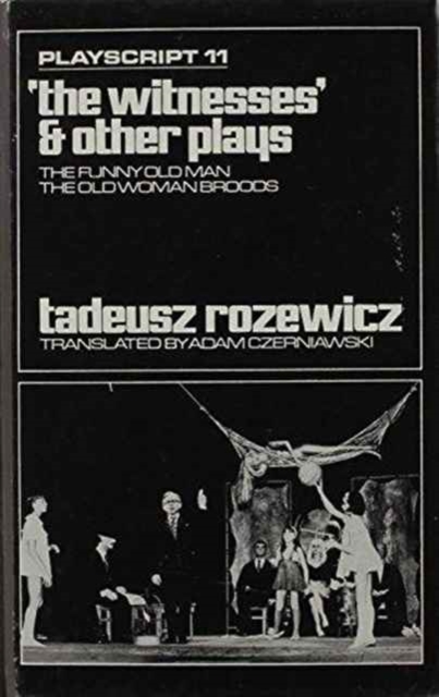 Witnesses and Other Plays, Hardback Book