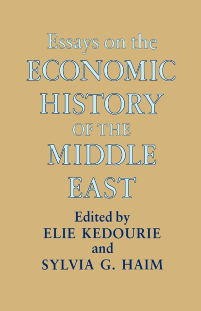 Essays on the Economic History of the Middle East, Hardback Book