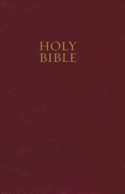 NKJV, Pew Bible, Hardcover, Burgundy, Red Letter Edition, Hardback Book