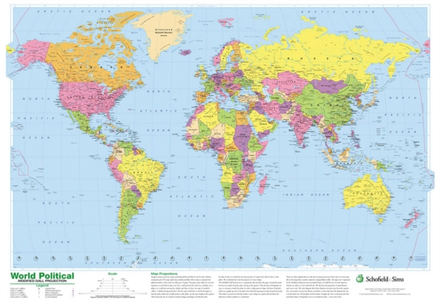 World Political Map, Poster Book