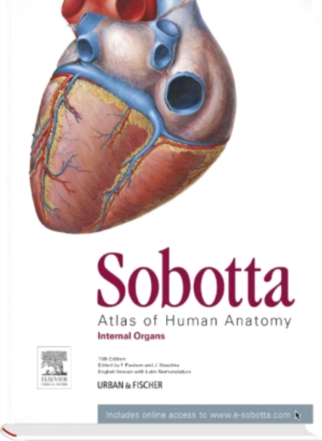 Sobotta Atlas of Human Anatomy, Vol. 2, 15th ed., English/Latin : Internal Organs - with online access to e-sobotta.com, Hardback Book