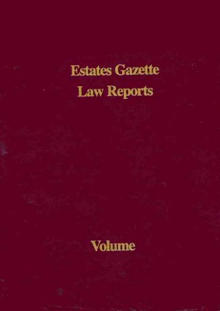 EGLR 2008 Volume 3 & Index, Hardback Book