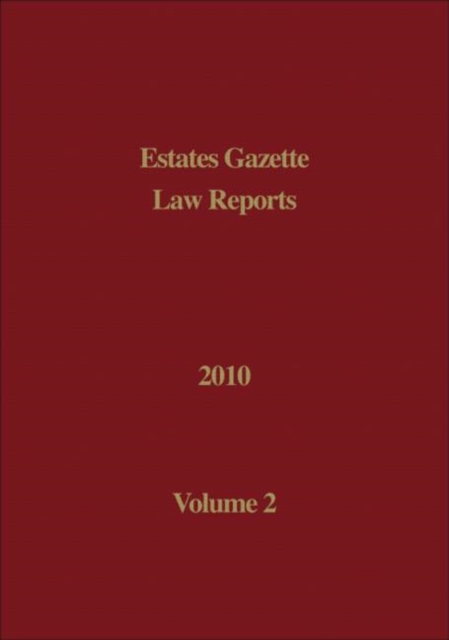 EGLR 2010 Volume 2, Hardback Book