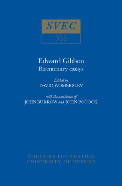 Edward Gibbon : Bicentenary Essays, Hardback Book
