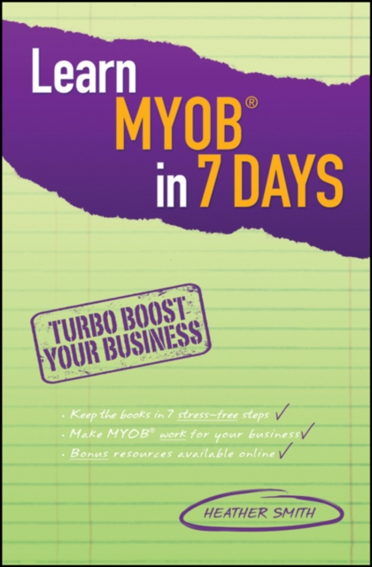 Learn MYOB in 7 Days, EPUB eBook